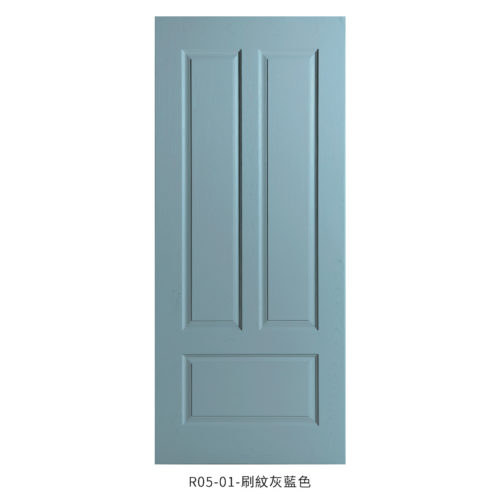 歐式房間門 R05 灰藍色 | 福登木門 FUDEN