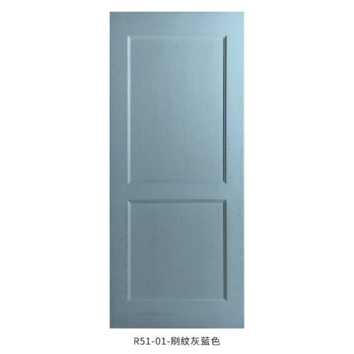 歐式房間門 R51 灰藍色 | 福登木門 FUDEN