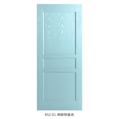 歐式經典房間門-R52-粉藍色 | 福登木門FUDEN
