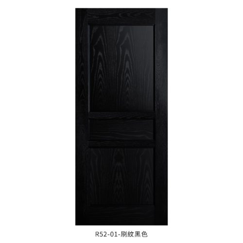 歐式經典房間門-R52-黑色 | 福登木門FUDEN