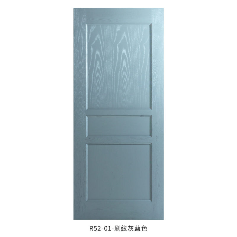 歐式房間門 R52 灰藍色 | 福登木門 FUDEN