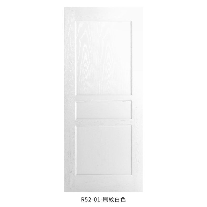 歐式經典房間門-R52-白色 | 福登木門FUDEN